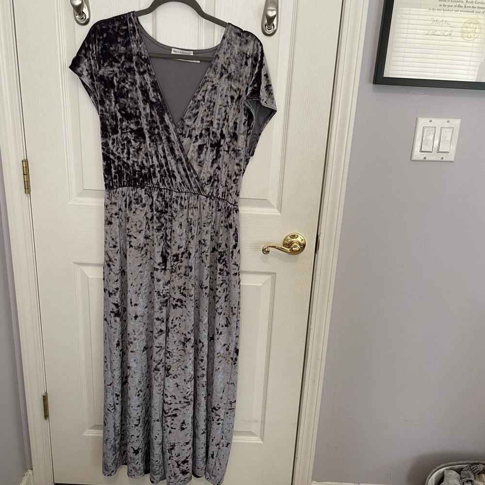 Urban outfitters velvet jumpsuit